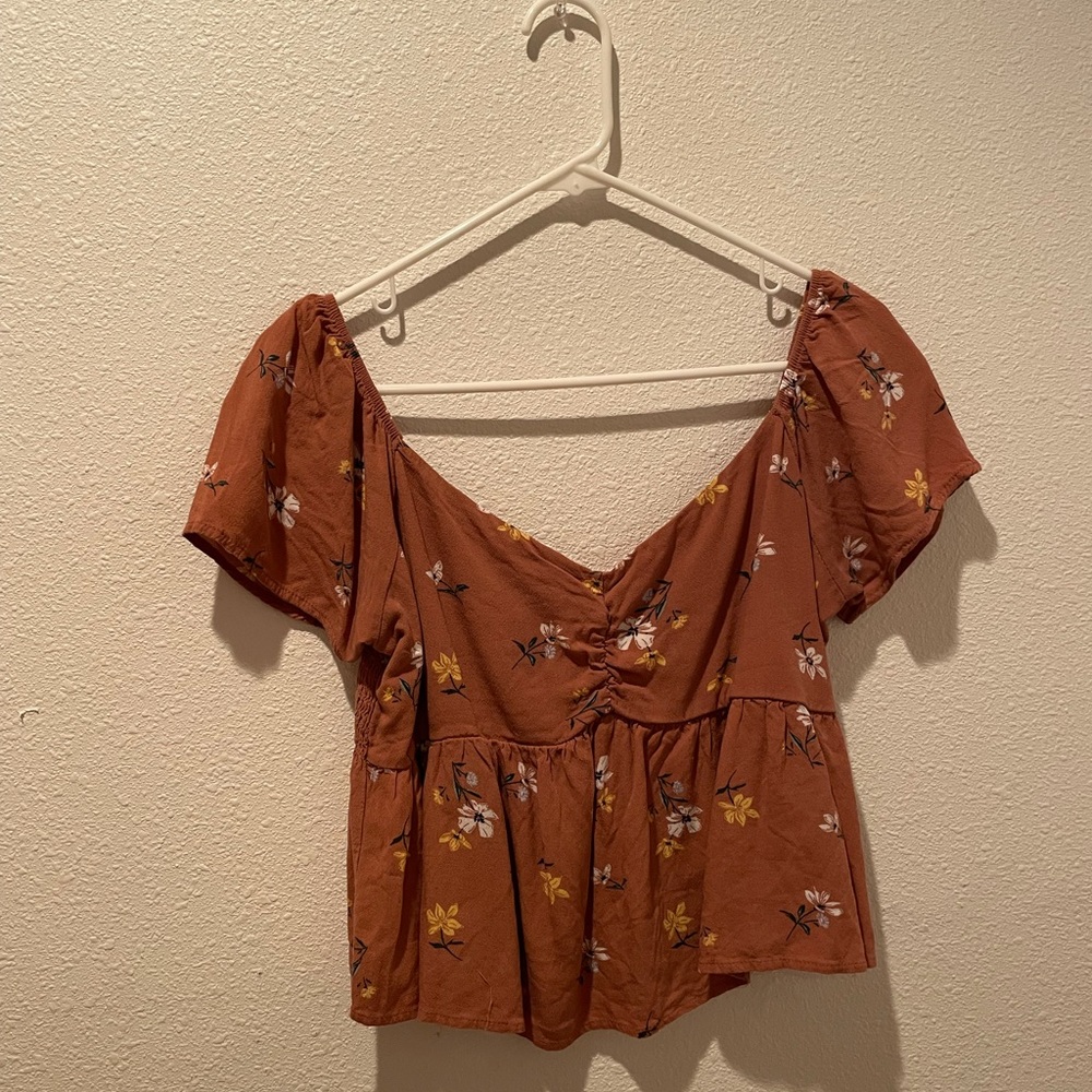 Pacsun Burnt Orange Blouse